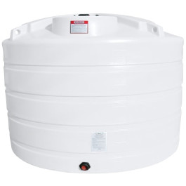 1350 Gallon White Vertical Storage Tank