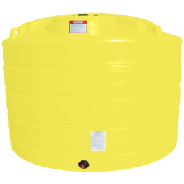 1350 Gallon Yellow Vertical Storage Tank