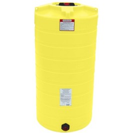 150 Gallon Yellow Vertical Storage Tank