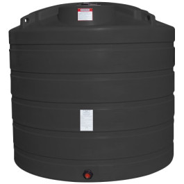 1550 Gallon Black Vertical Storage Tank