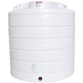 1750 Gallon White Vertical Storage Tank
