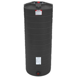 200 Gallon Black Vertical Storage Tank