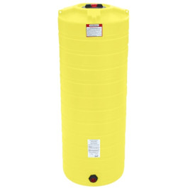 200 Gallon Yellow Vertical Storage Tank