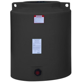 210 Gallon Black Vertical Storage Tank