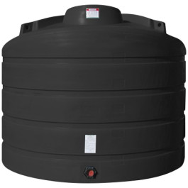 2520 Gallon Black Vertical Storage Tank