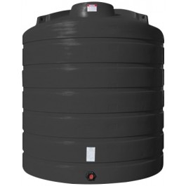 2600 Gallon Black Vertical Storage Tank