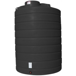 3000 Gallon Black Vertical Storage Tank