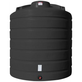3100 Gallon Black Vertical Storage Tank