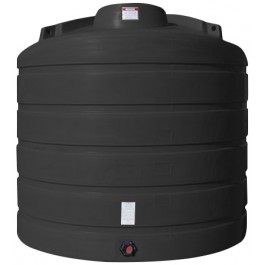 3200 Gallon Black Vertical Storage Tank