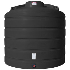 3200 Gallon Black Vertical Storage Tank