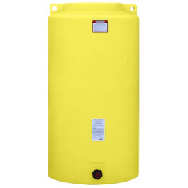 340 Gallon Yellow Vertical Storage Tank