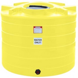 550 Gallon Yellow Vertical Storage Tank