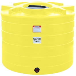 550 Gallon Yellow Vertical Storage Tank