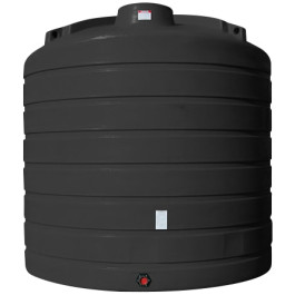 6250 Gallon Black Vertical Storage Tank