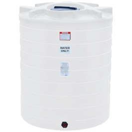 870 Gallon White Vertical Storage Tank