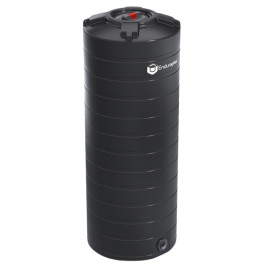 200 Gallon Black Vertical Water Storage Tank