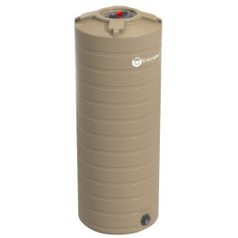 200 Gallon Beige Vertical Water Storage Tank