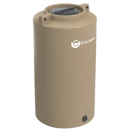 340 Gallon Beige Vertical Water Storage Tank