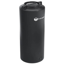 450 Gallon Black Vertical Water Storage Tank
