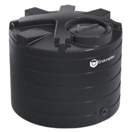 550 Gallon Black Vertical Water Storage Tank