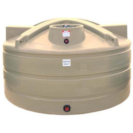 1125 Gallon Beige Vertical Water Storage Tank