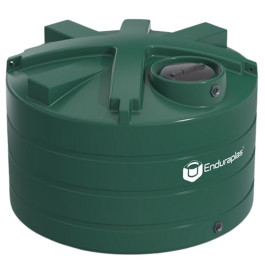 1125 Gallon Dark Green Vertical Water Storage Tank