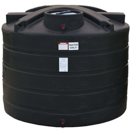 1350 Gallon Black Vertical Water Storage Tank