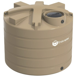 1350 Gallon Beige Vertical Water Storage Tank