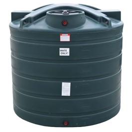 1550 Gallon Dark Green Vertical Water Storage Tank