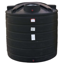 1750 Gallon Black Vertical Water Storage Tank