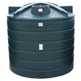 2000 Gallon Dark Green Vertical Water Storage Tank