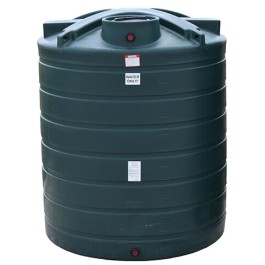 2100 Gallon Dark Green Vertical Water Storage Tank