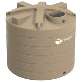 2600 Gallon Beige Vertical Water Storage Tank