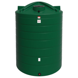 5200 Gallon Dark Green Vertical Water Storage Tank