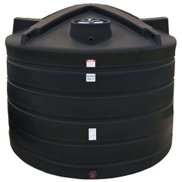 6011 Gallon Black Vertical Water Storage Tank