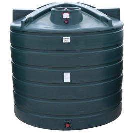 7011 Gallon Dark Green Vertical Water Storage Tank