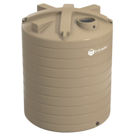 10000 Gallon Beige Vertical Water Storage Tank