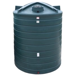 10000 Gallon Dark Green Vertical Water Storage Tank