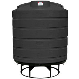 550 Gallon Black Cone Bottom Tank