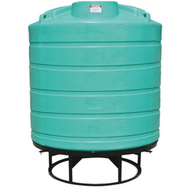 550 Gallon Green Cone Bottom Tank with Stand