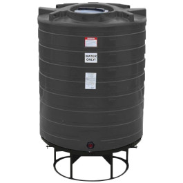 870 Gallon Black Cone Bottom Tank