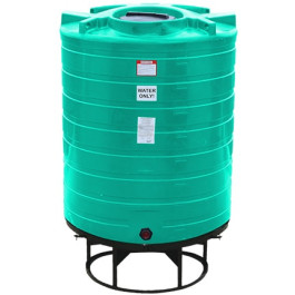 870 Gallon Green Cone Bottom Tank with Stand
