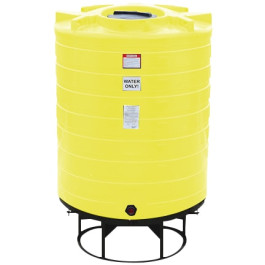 870 Gallon Yellow Cone Bottom Tank