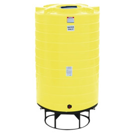 1100 Gallon Yellow Cone Bottom Tank