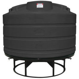 1200 Gallon Black Cone Bottom Tank