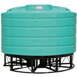 2520 Gallon Green Cone Bottom Tank with Stand