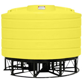 2520 Gallon Yellow Cone Bottom Tank