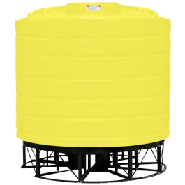 3200 Gallon Yellow Cone Bottom Tank