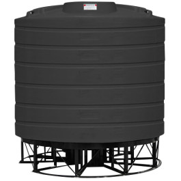 4000 Gallon Black Cone Bottom Tank