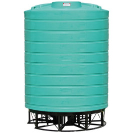 6000 Gallon Green Cone Bottom Tank
